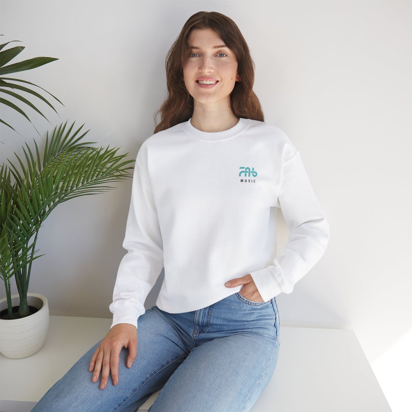 FabMusic Unisex Heavy Blend Crewneck™ Premiumtröja