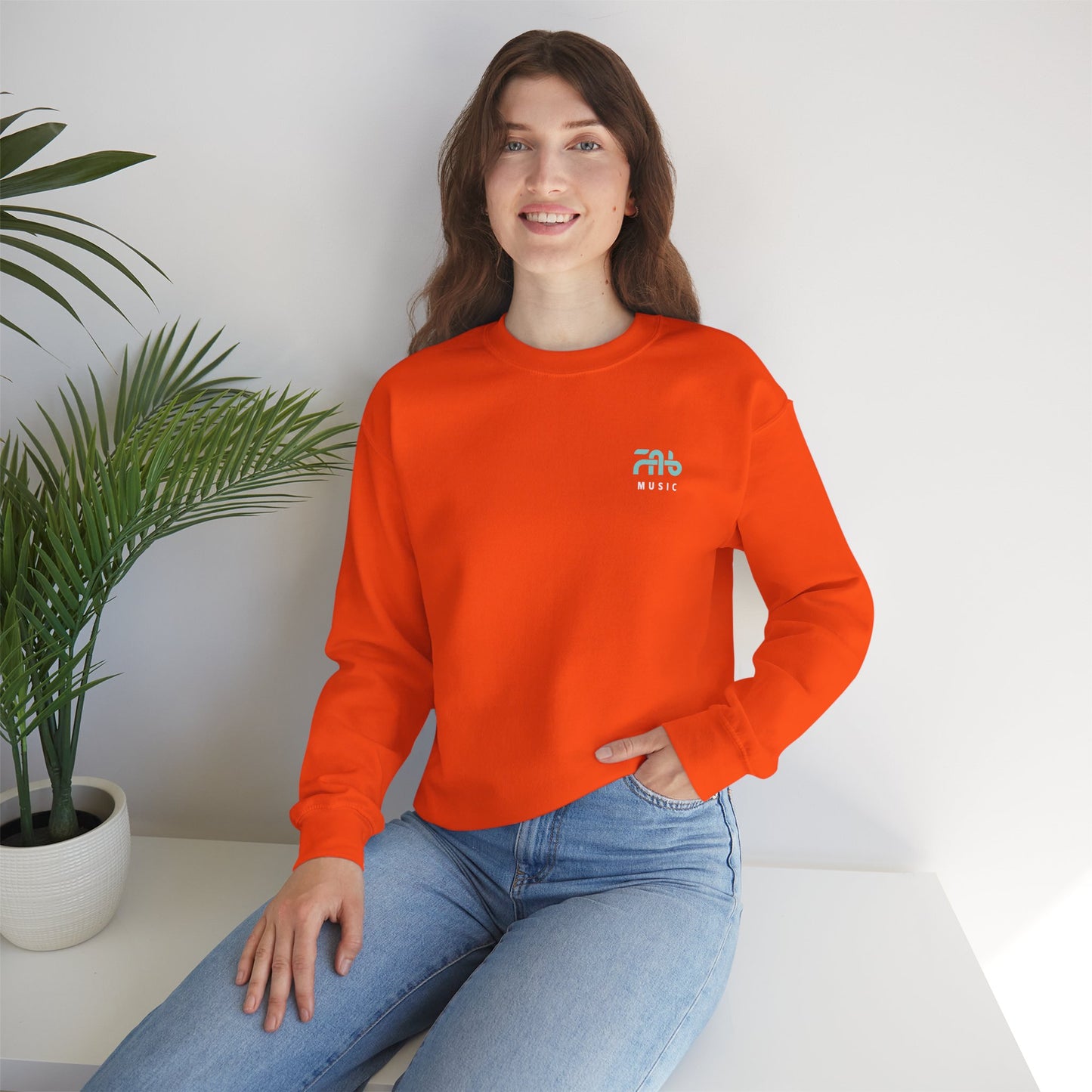 FabMusic Unisex Heavy Blend Crewneck™ Premiumtröja