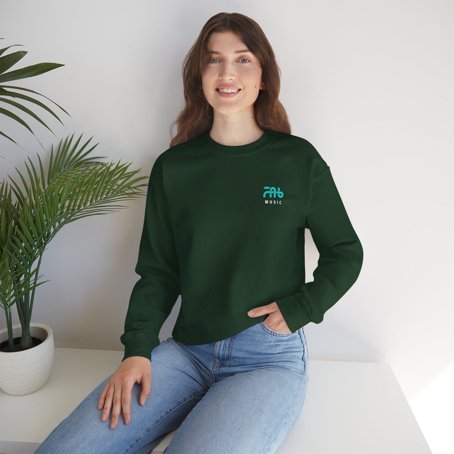 FabMusic Unisex Heavy Blend Crewneck™ Premiumtröja