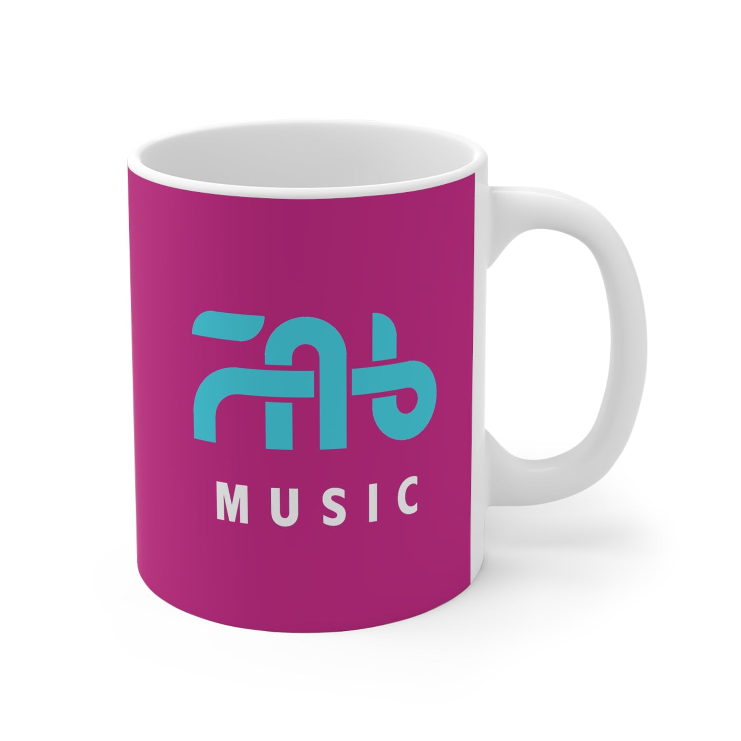 FabMusic logotypmugg 11oz (0,33L) Rosa