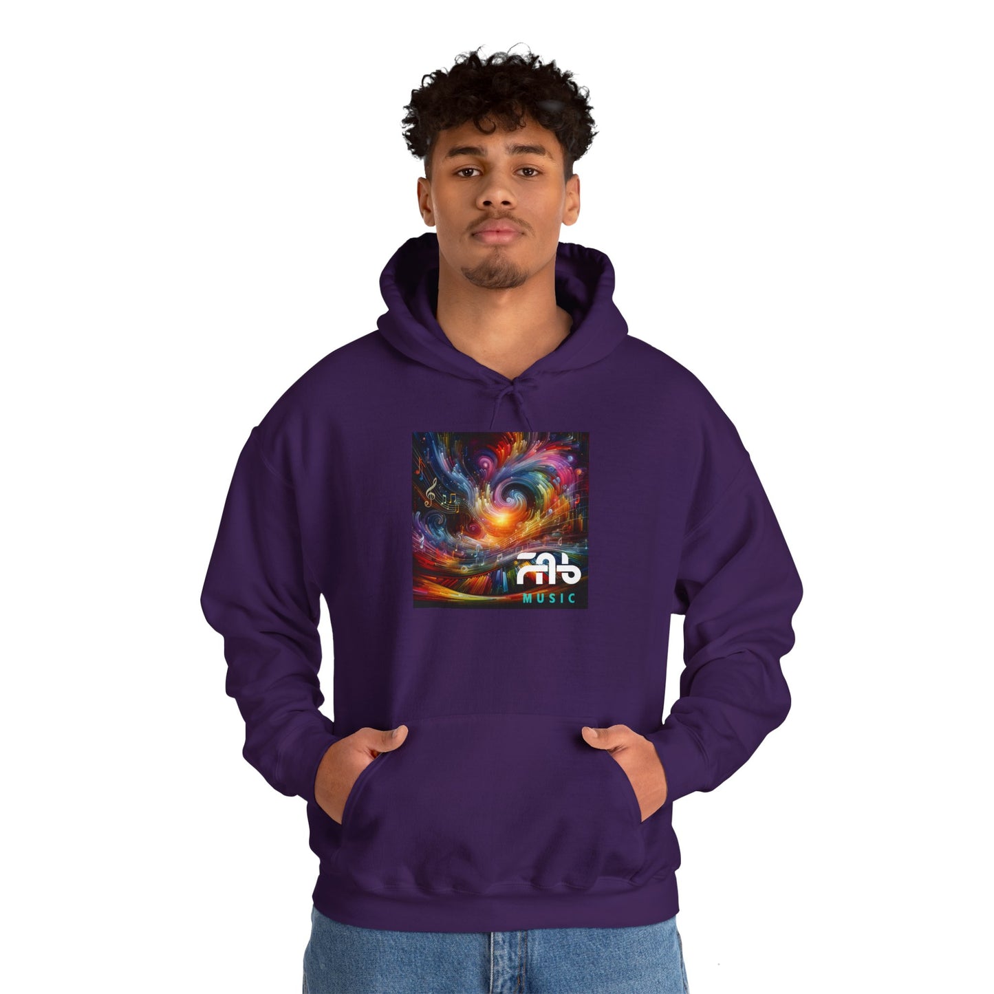FabMusic Unisex Heavy Blend™ Hoodie (Art of Music)