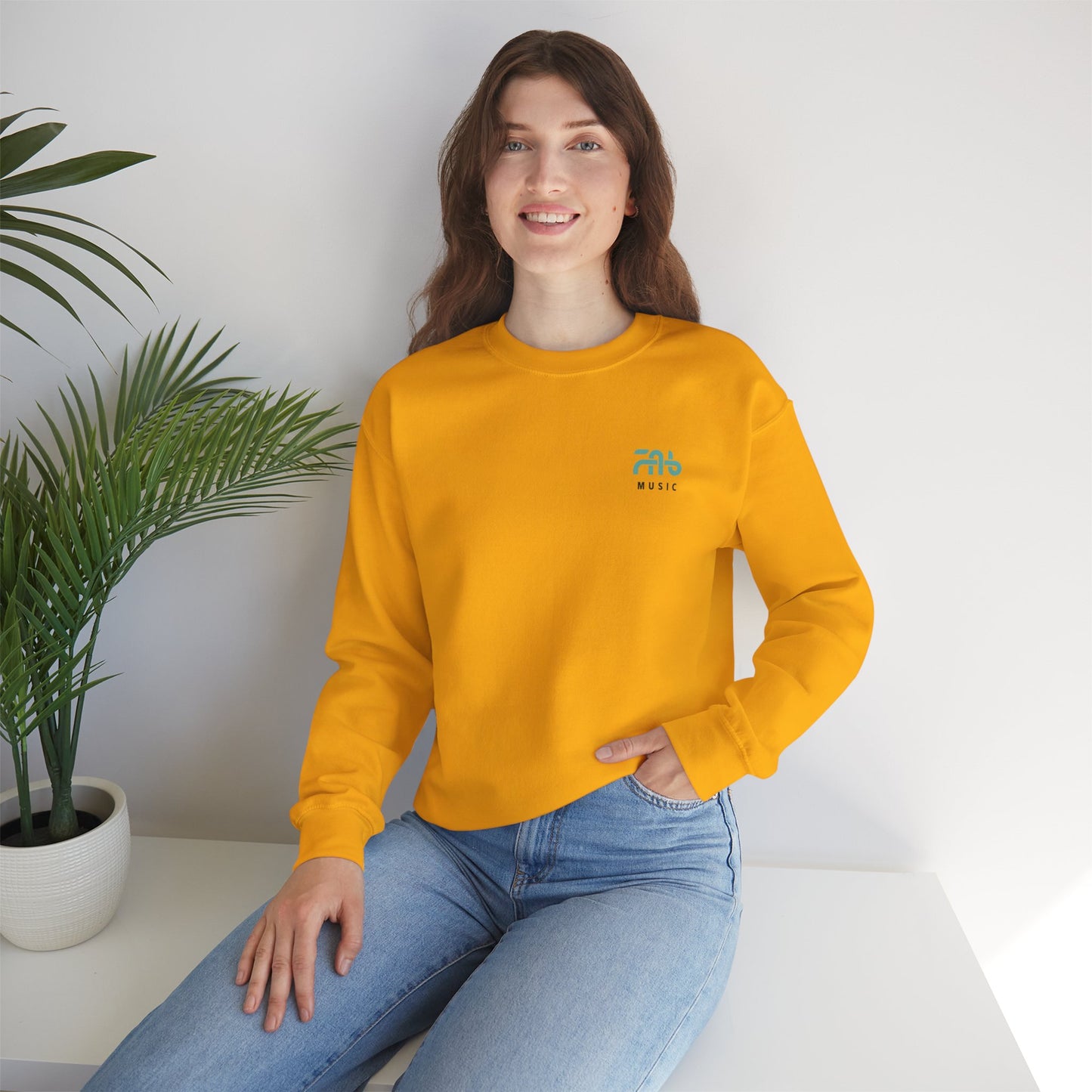 FabMusic Unisex Heavy Blend Crewneck™ Premiumtröja