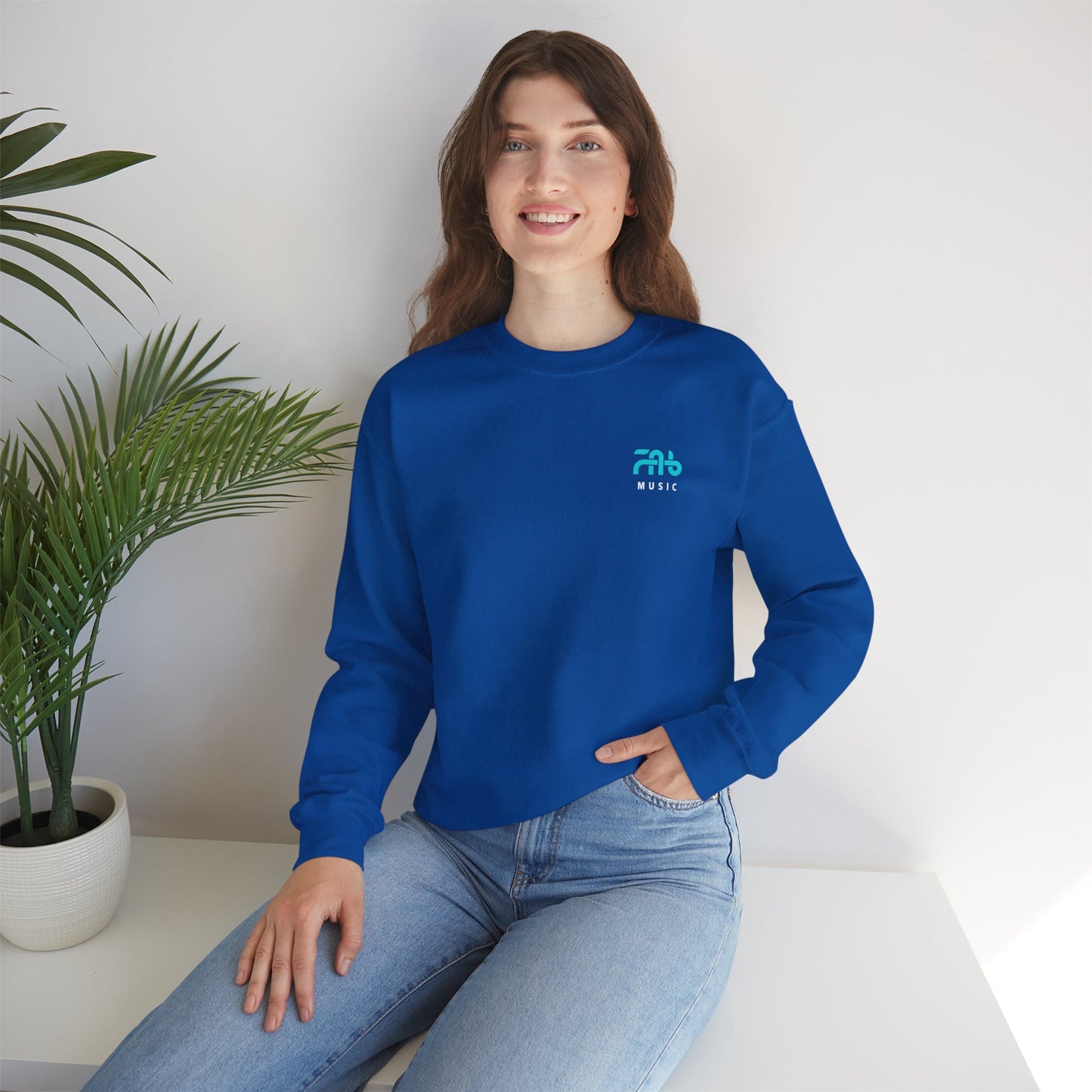 FabMusic Unisex Heavy Blend Crewneck™ Premiumtröja
