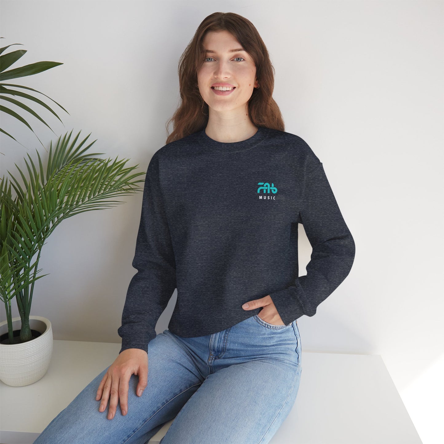 FabMusic Unisex Heavy Blend Crewneck™ Premiumtröja
