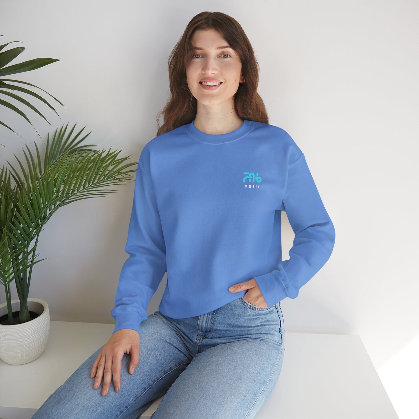 FabMusic Unisex Heavy Blend Crewneck™ Premiumtröja