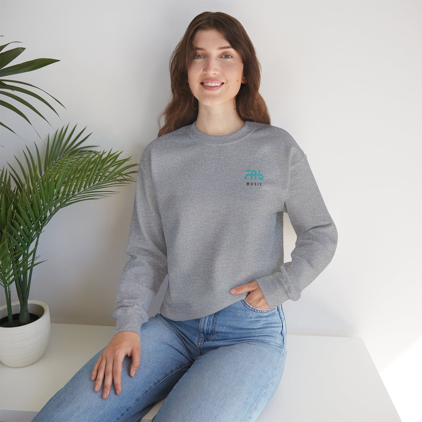 FabMusic Unisex Heavy Blend Crewneck™ Premiumtröja