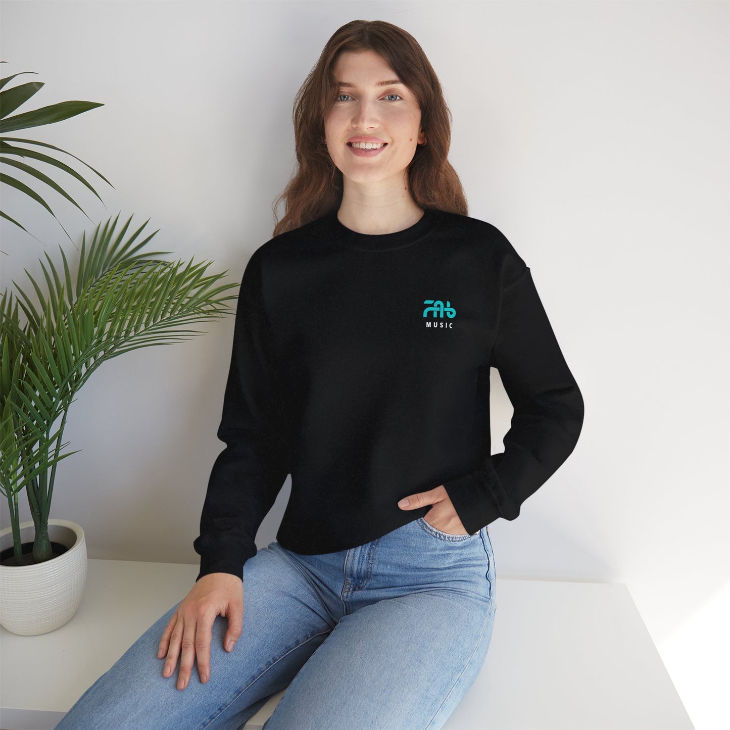 FabMusic Unisex Heavy Blend Crewneck™ Premiumtröja