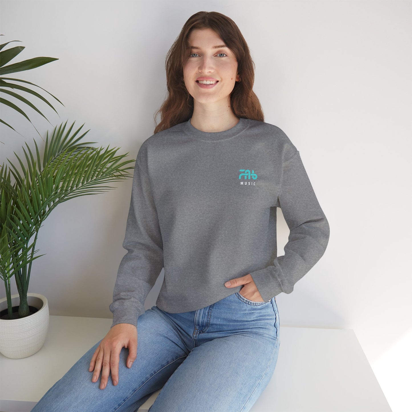FabMusic Unisex Heavy Blend Crewneck™ Premiumtröja