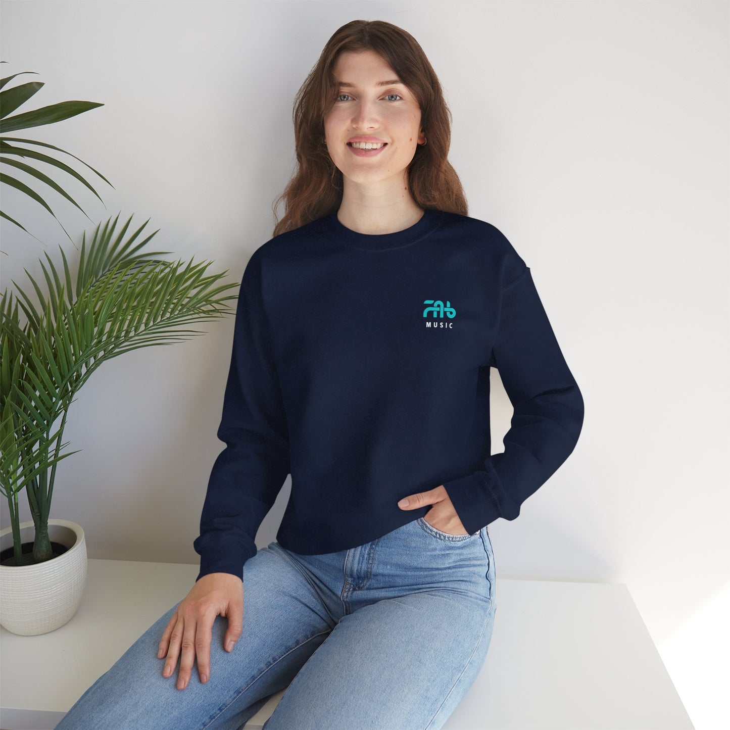FabMusic Unisex Heavy Blend Crewneck™ Premiumtröja