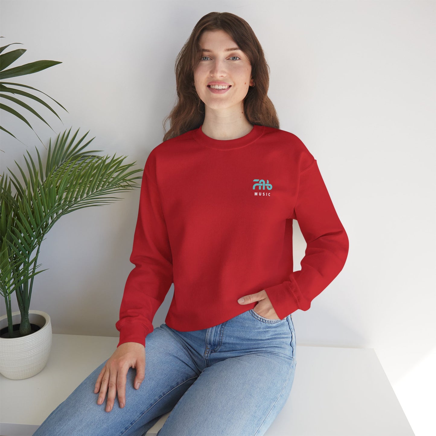 FabMusic Unisex Heavy Blend Crewneck™ Premiumtröja