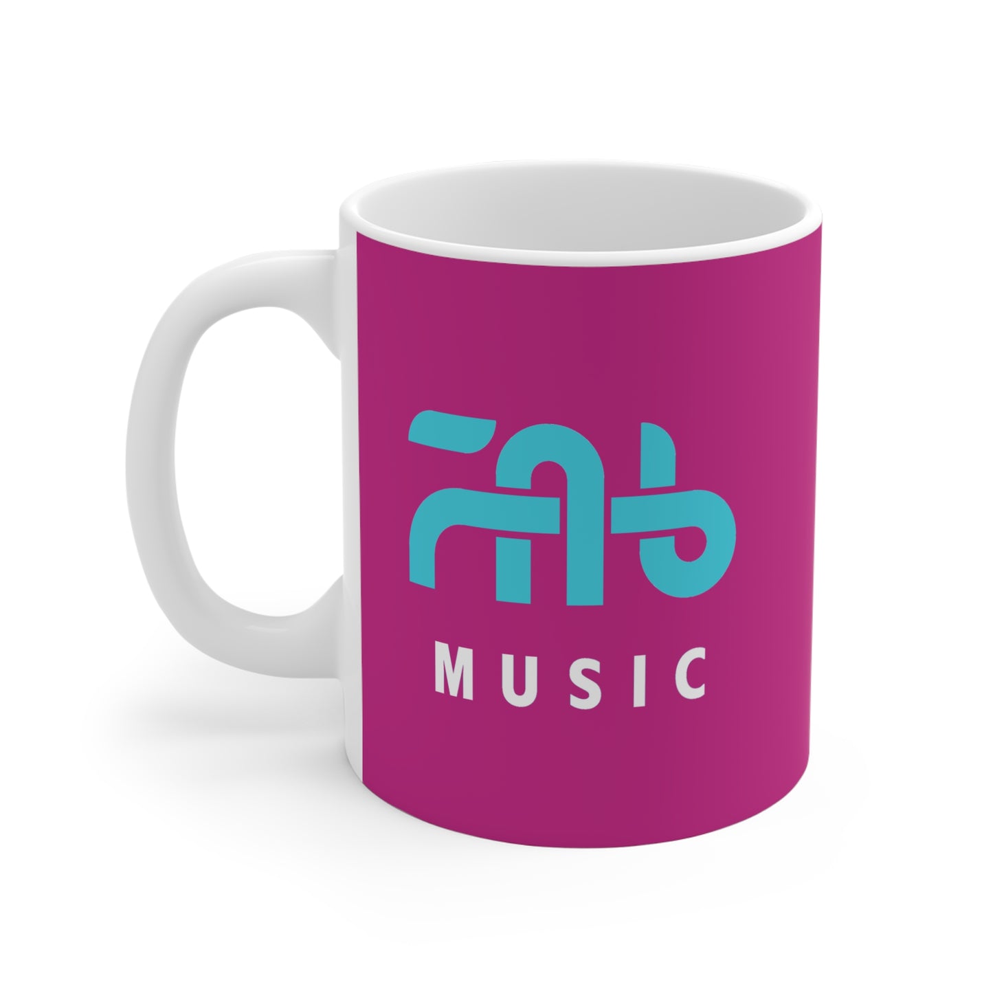 FabMusic logotypmugg 11oz (0,33L) Rosa