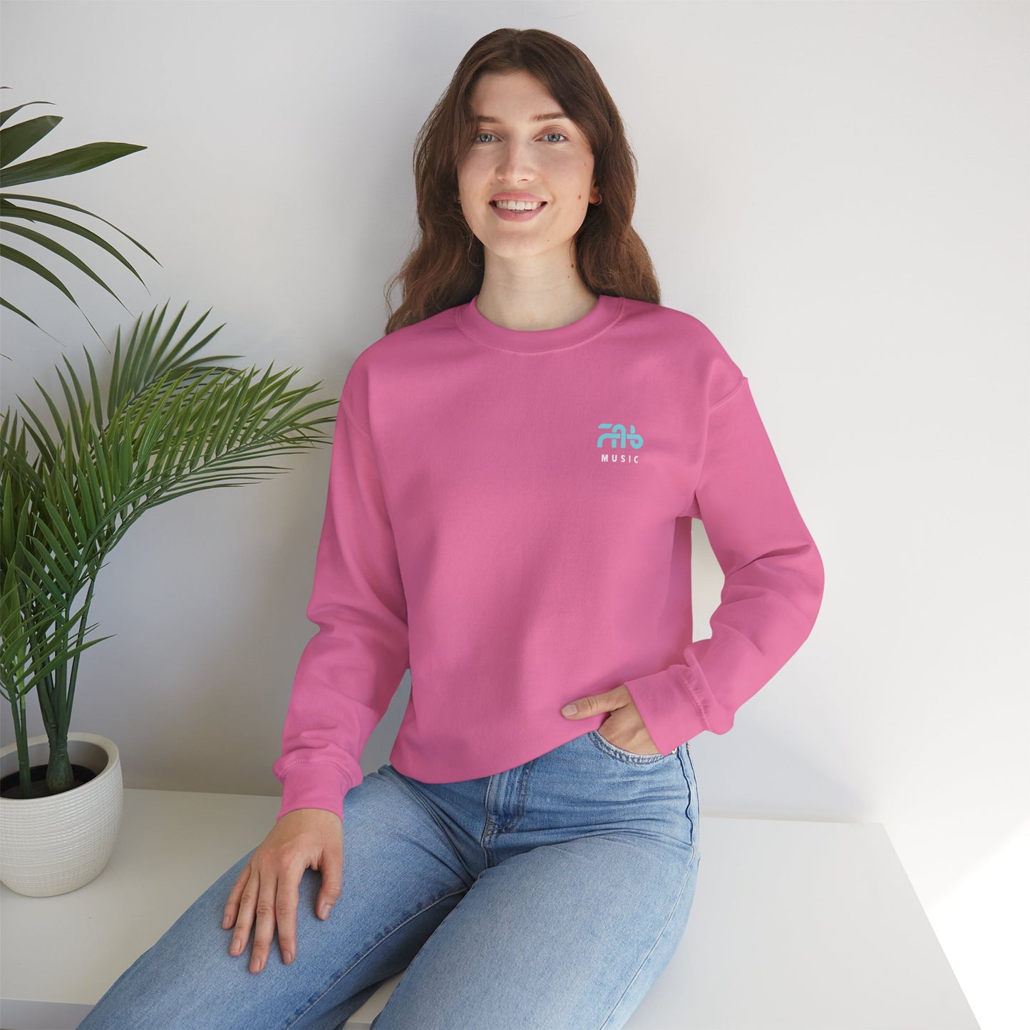FabMusic Unisex Heavy Blend Crewneck™ Premiumtröja