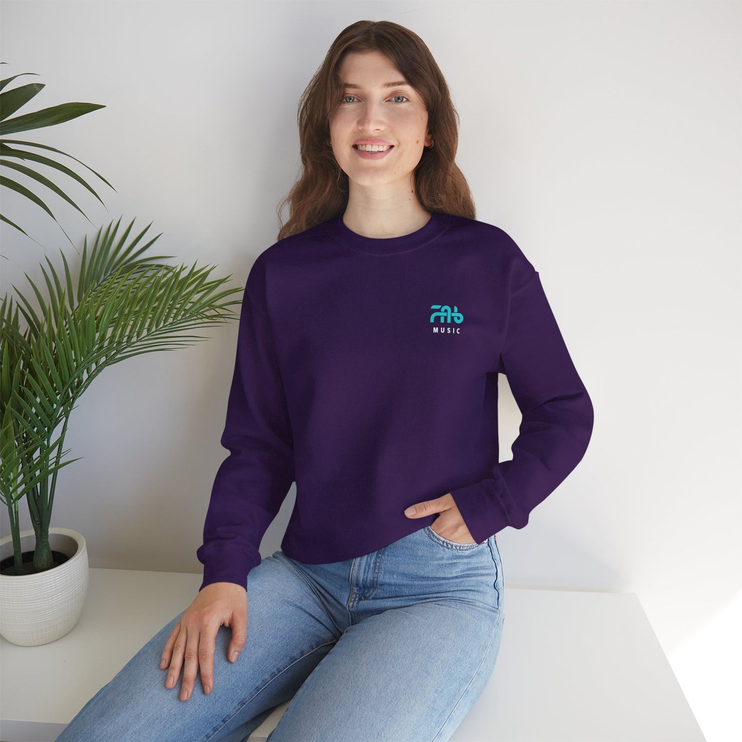 FabMusic Unisex Heavy Blend Crewneck™ Premiumtröja